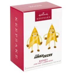 Hallmark Star Trek™: Lower Decks Badgey Ornaments, Set Of 2 -Hallmark Star Trek Badgeys Keepsake Ornaments 1999QXI7027 04