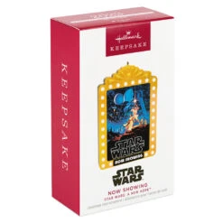 Hallmark Star Wars: A New Hope™ Now Showing Ornament With Light -Hallmark Star Wars Movie Poster Keepsake Ornament 2499QXI7149 04