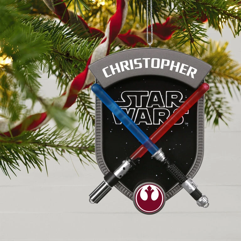 Hallmark Star Wars™ Choose Your Destiny Personalized Ornament, Rebel Alliance 4 Hallmark Star Wars™ Choose Your Destiny Personalized Ornament, Rebel Alliance - Image 2