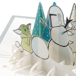 Hallmark Star Wars: The Mandalorian™ Grogu™ Warm Wishes 3D Pop-Up Holiday Card -Hallmark Star Wars The Mandalorian Grogu 3D PopUp Holiday Card 1499XXH9985 05