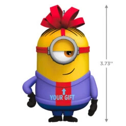 Hallmark Minions The Gift Of Stuart Musical Ornament -Hallmark Stuart in Ugly Christmas Sweater Keepsake Ornament 1899QXI7397 03