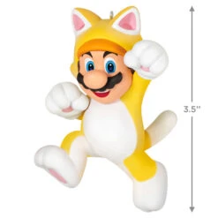 Hallmark Nintendo Super Mario™ Powered Up With Mario Cat Ornament 10 Hallmark Nintendo Super Mario™ Powered Up With Mario Cat Ornament -Hallmark Super Mario Cat Keepsake Ornament 1899QXR8199 03