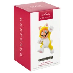 Hallmark Nintendo Super Mario™ Powered Up With Mario Cat Ornament 11 Hallmark Nintendo Super Mario™ Powered Up With Mario Cat Ornament -Hallmark Super Mario Cat Keepsake Ornament 1899QXR8199 04