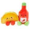 Hallmark Better Together Taco And Hot Sauce Magnetic Plush, 5" -Hallmark Taco and Hot Sauce Magnetic Plush 1KID2088 01