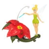 Hallmark Disney Tinker Bell Pixie-Dusted Poinsettia Ornament -Hallmark Tinker Bell on Flower Keepsake Ornament 2099QXD6637 01