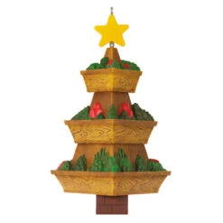 Hallmark Season's Gardenings Ornament -Hallmark TreeShaped Gardening Planter Keepsake Ornament 1899QGO2947 06