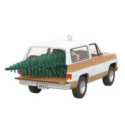 Hallmark All-American Trucks 1973 Chevrolet® Blazer® 2023 Metal Ornament -Hallmark Vintage Chevy Blazer Truck Keepsake Ornament 2199QXR8159 06