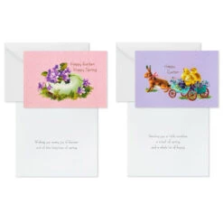 Hallmark Vintage Bunnies And Chicks Boxed Easter Cards, Pack Of 24 -Hallmark Vintage Easter Bunnies Chicks Boxed Easter Cards 5STZ1131 05