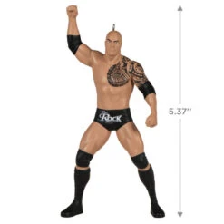 Hallmark WWE The Rock Ornament -Hallmark WWE Dwayne The Rock Johnson Keepsake Ornament 1999QXI7199 03