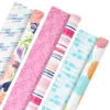Hallmark Watercolor Tones 3-Pack Reversible Wrapping Paper, 75 Sq. Ft. Total 2 Hallmark Watercolor Tones 3-Pack Reversible Wrapping Paper, 75 Sq. Ft. Total -Hallmark Watercolor Tones 3Pack Reversible Wrapping Paper 5EWR6405 01