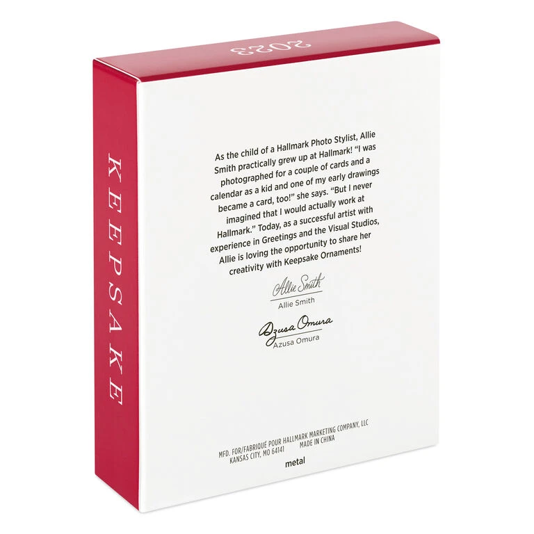 Hallmark We Tied The Knot! 2023 Metal Photo Frame Ornament 7 Hallmark We Tied The Knot! 2023 Metal Photo Frame Ornament - Image 5