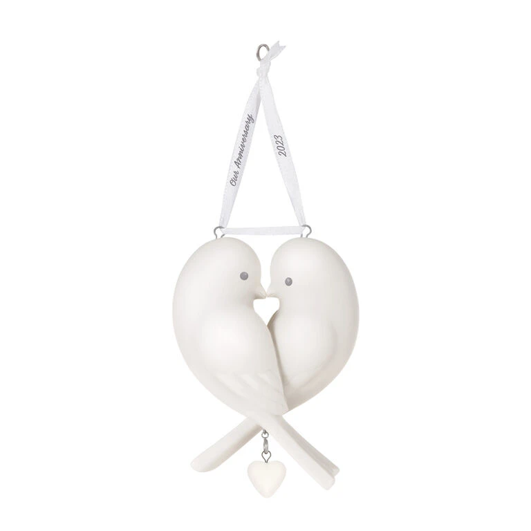 Hallmark Our Anniversary 2023 Porcelain Ornament 3 Hallmark Our Anniversary 2023 Porcelain Ornament