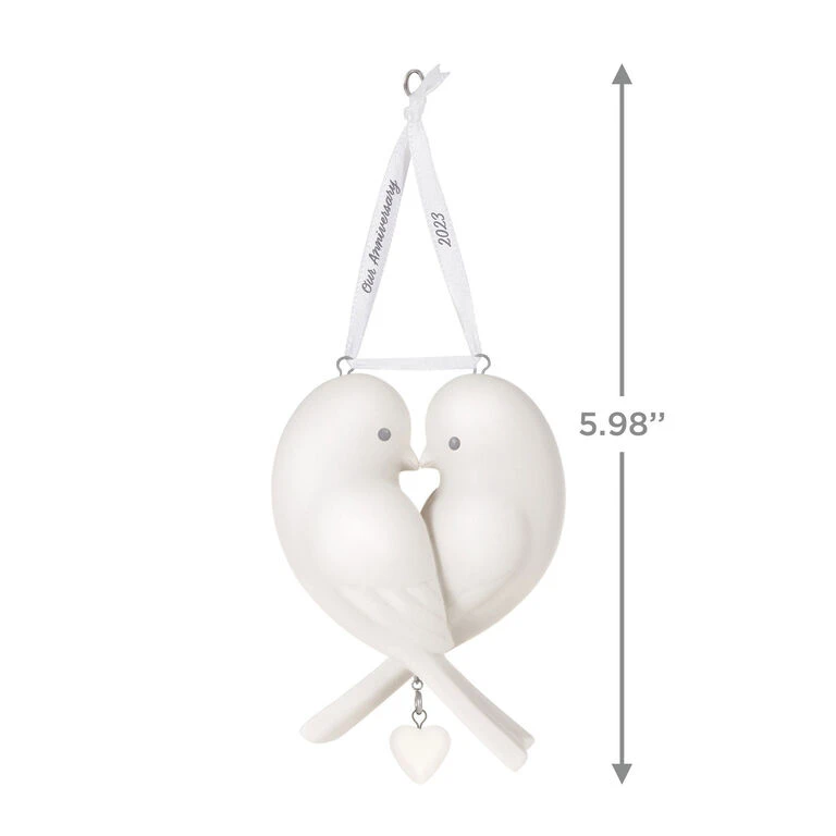 Hallmark Our Anniversary 2023 Porcelain Ornament 5 Hallmark Our Anniversary 2023 Porcelain Ornament - Image 3