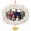 Hallmark A Beautiful Year 2023 Metal Photo Frame Ornament -Hallmark White Wreath Picture Frame Keepsake Ornament 1999QGO2617 01