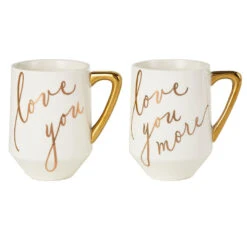 Hallmark Love You And Love You More Mugs, Set Of 2