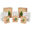 Hallmark Merry Mix 8-Pack Christmas Gift Bags, Assorted Sizes And Designs 2 Hallmark Merry Mix 8-Pack Christmas Gift Bags, Assorted Sizes And Designs -Hallmark White and Kraft Paper Assortment Christmas Gift Bags 5XGB1410 01