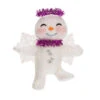 Hallmark Snow Angel Ornament 1 Hallmark Snow Angel Ornament -Hallmark White and Pink Glittery Snow Angel Keepsake Ornament 1399QGO2749 01