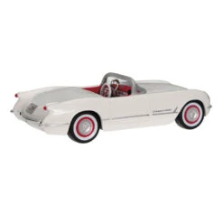 Hallmark 1953 Chevrolet® Corvette® 70th Anniversary 2023 Metal Ornament -Hallmark White and Red Corvette Car Keepsake Ornament 2199QXE3247 06