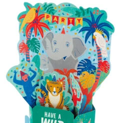 Hallmark Wild Animal Party Boxed Pop-Up Birthday Cards, Pack Of 8 -Hallmark Wild Animal Party PopUp Boxed Birthday Cards 5STZ1174 04
