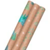 Hallmark Winter Nature Kraft Prints 3-Pack Christmas Wrapping Paper, 90 Sq. Ft. -Hallmark Winter Nature 3Pack Christmas Wrapping Paper 5JXW1051 01