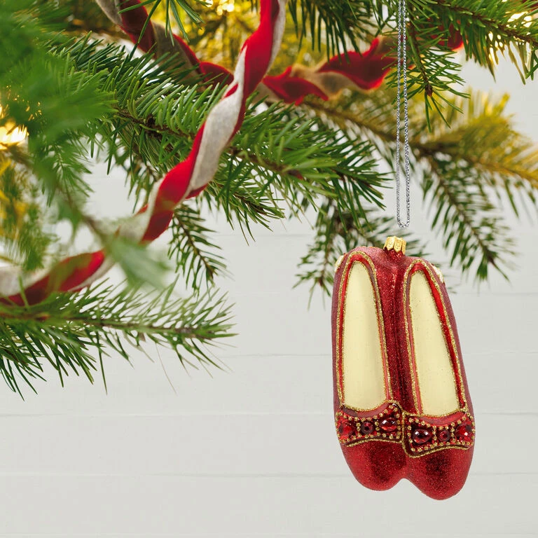 Hallmark The Wizard Of Oz™ Ruby Slippers™ Glass Ornament 4 Hallmark The Wizard Of Oz™ Ruby Slippers™ Glass Ornament - Image 2