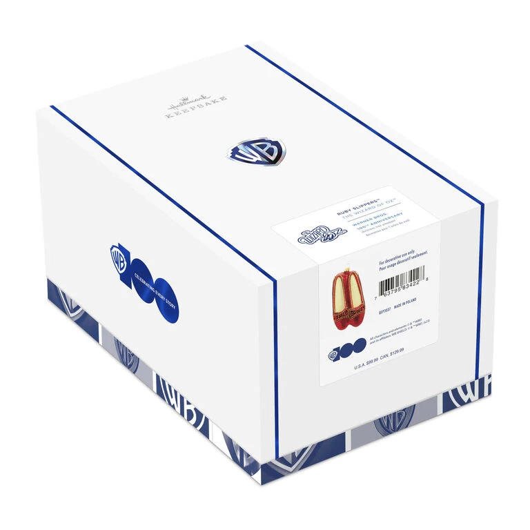 Hallmark The Wizard Of Oz™ Ruby Slippers™ Glass Ornament 6 Hallmark The Wizard Of Oz™ Ruby Slippers™ Glass Ornament - Image 4