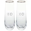 Hallmark XO Stemless Champagne Flutes, Set Of 2 2 Hallmark XO Stemless Champagne Flutes, Set Of 2 -Hallmark XO Stemless Champagne Flutes Set 1ERL1188 01