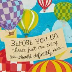 Hallmark 16" Hot Air Balloons Pop-Up Jumbo Goodbye Card -Hallmark Youll Be Missed Balloon Goodbye Card 1499CBG1018 05